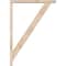 Ekena Millwork Traditional Block Smooth Bracket w/ Offset Brace, Douglas Fir, 3 1/2"W x 28"D x 40"H BKT0402X28X40TRA05SDF - alternate 2